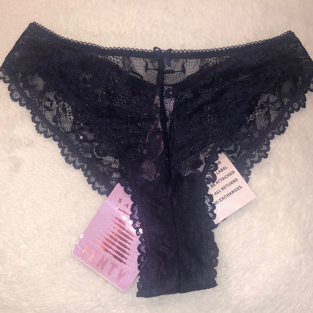Lace navy panties underwear NEW